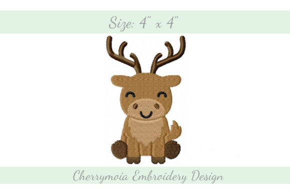 Baby Reindeer Embroidery Review