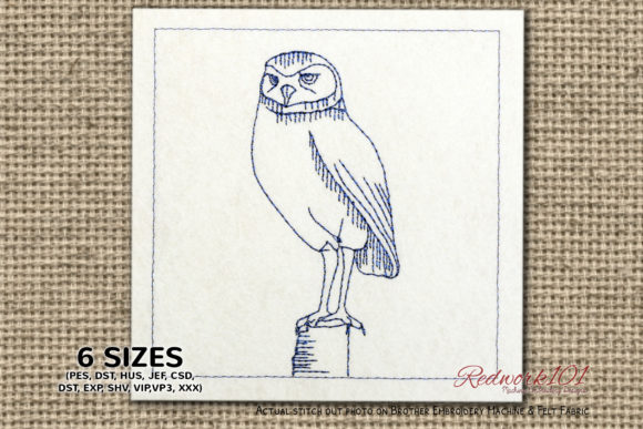 Burrowing Owls Lineart Design Review