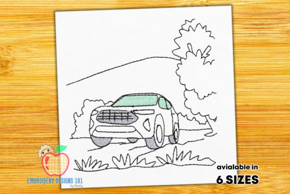 Car Parked in the Forest Quick Stitch Review