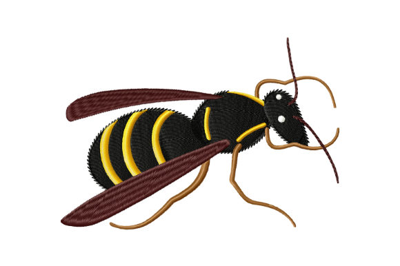 Cute Wasp Embroidery Design Review