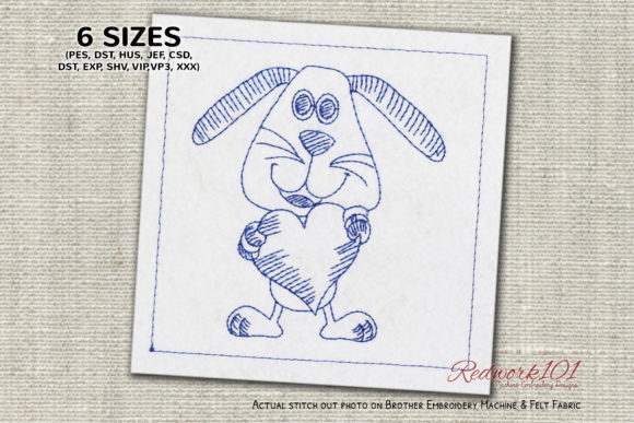 Dog Holding Heart Embroidery Design Review