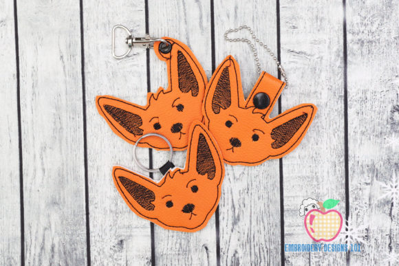 Fennec Fox in the Hoop Keyfob Review