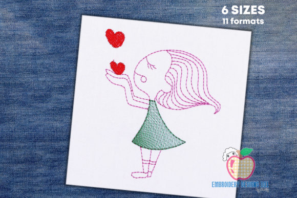 Girl Giving Flying Kiss: A Designer's Review for Boutique Sweatshirts