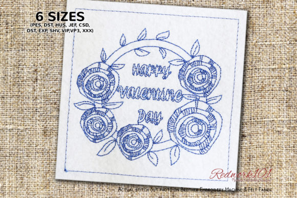 Happy Valentine Day Embroidery Review