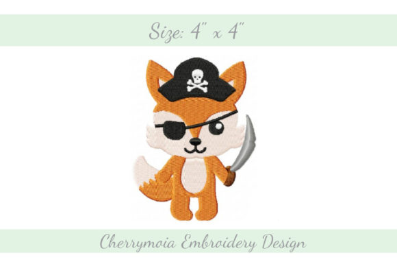 Pirate Fox Embroidery Design Review