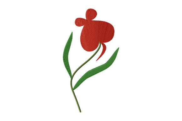 Red Flower-Heart Embroidery Design Review