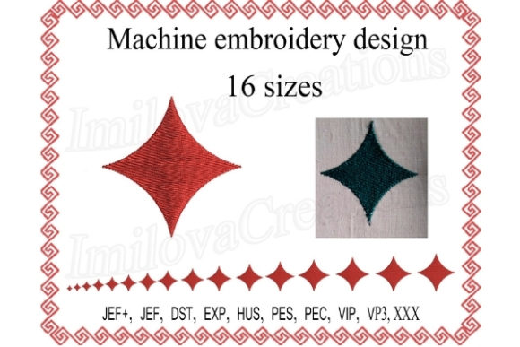 Rhombus Embroidery Design Review