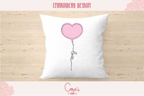 Valentine Balloon Applique Design Review